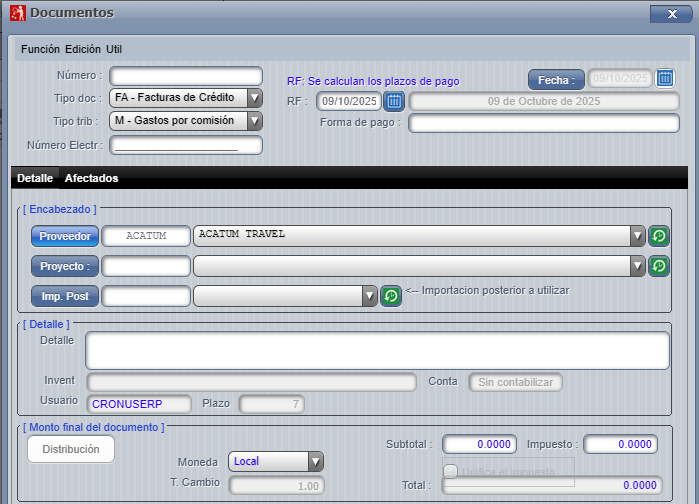 Captura 5 Cronus Travel